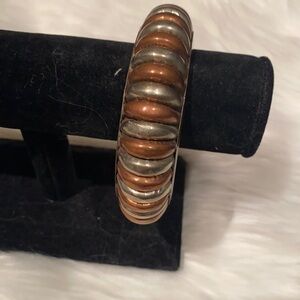 Women’s copper/silver/gold bangle bracelet